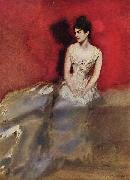 Arthur Ignatius Keller Portrat der Frau des Kenstlers oil painting reproduction